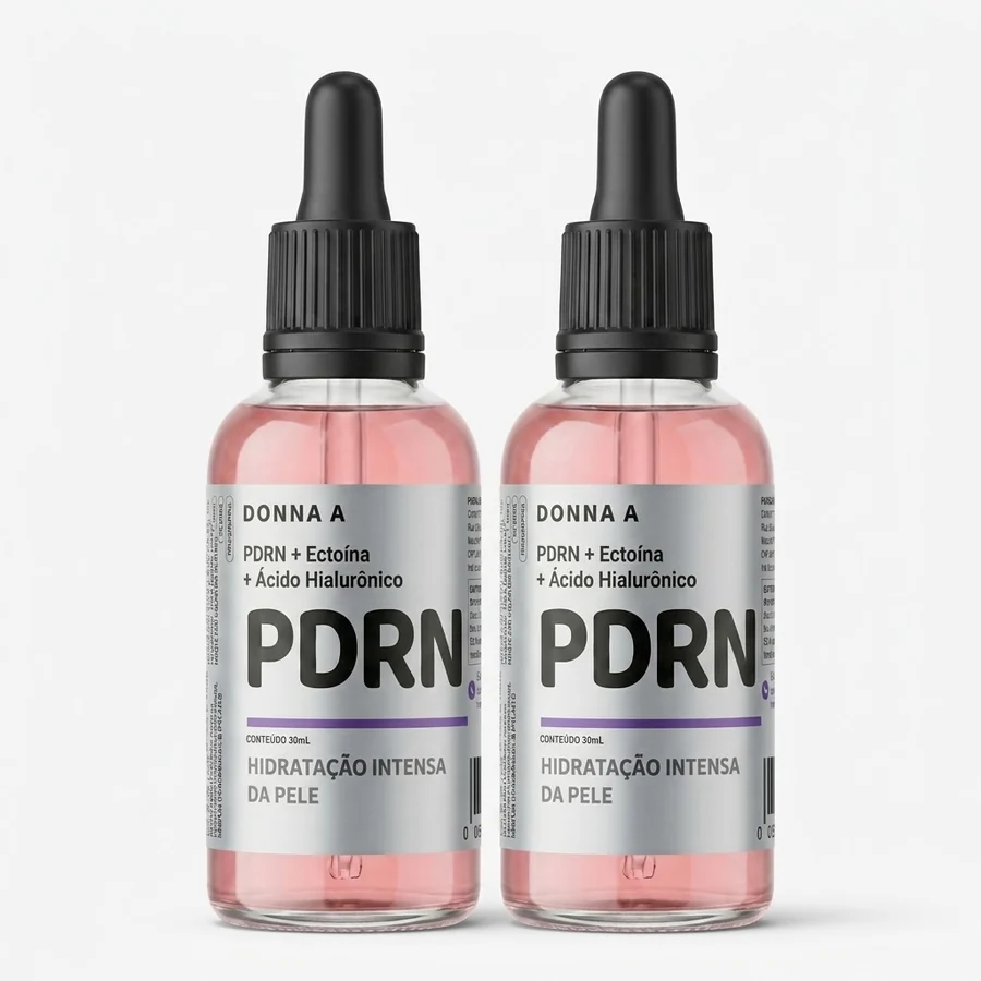 Sérum PDRN Donna A, kit com 2 frascos de 30 mL